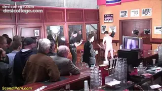 her first anal in public