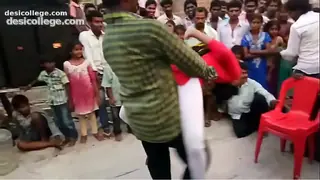 Hidden Cam Indian girl hot recording dance at village