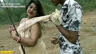 Hidden Cam Indian Hot Adult Model Outdoor Tent Sex with Teen Boy!!