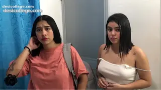 Homemade compartiendo habitaci&oacute;n de hotel con mi madrastra y hermanastra - creampie - pov