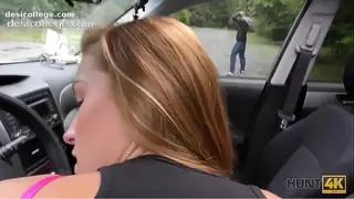 Homemade HUNT4K. Finally hunter performs successful pickup at shopping center