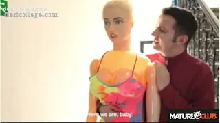 Homemade MatureClub - Busty German Teacher Kathy Deep Catches her Student Sam Bourne with a Sex Doll