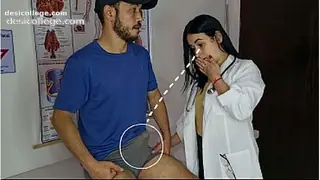 Homemade Nurse Surprised by Patient& Erection