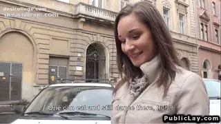 Homemade Sexy Czech bartender fucks for cash