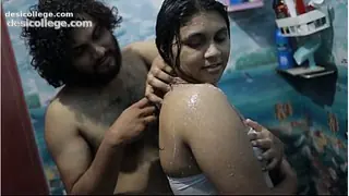 Hot Desi Horny Desi Bhabhi Enjoying in Steamy Shower