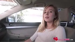 Hot POV Fucking Stepbrother in Car