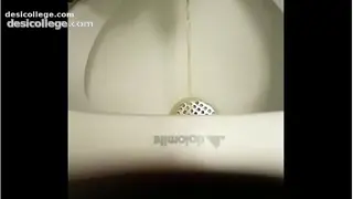 I spy on myself while I pee in a public urinal