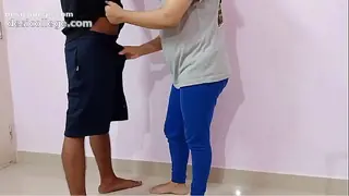 Indian Desi Nepali Indian bhabhi up daver and sex with him until creampie Clear Hindi Voice