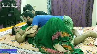 Indian hot Milf aunty fucking with two !! Nokrani se love with dirty audio
