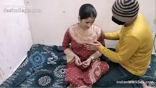 Indian Hot Muslim wife and Muslim Indian Desi guy having sex