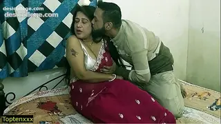 Indian Indian hot milf bhabhi hardcore sex with NRI devor! Clear hindi audio
