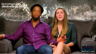 Interracial couple finds blonde for their first threesome