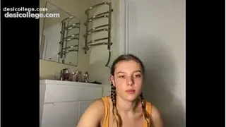 Jucielussie hard masturbating in the bathroom