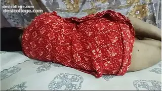 Just Leaked Boobs Pressed of Desi Girl in Salwar - Showing her Milky white ass