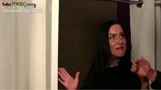 Leaked CFNM dommes sucking and wanking in interracial group