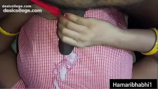 Lustful Desi College Girl Fail in Exam. She Convince her Teacher and Give Him Handjob and Make her - Leaked MMS