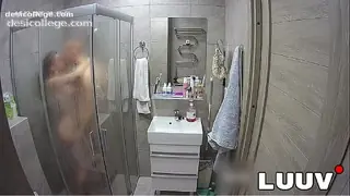 LUUV. Quick sex in the shower for young couple Abbadon and Kareflore