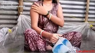 Mast Desi Bhabhi Fuck Outdoor in Bathroom by Friends ( Official Video by Localsex31) - XXX Video