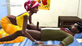 Naughty Desi Mother in Law and Step Uncle Asian Stepmom - New Viral Clip