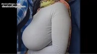 New boob grabbed and pressed in public