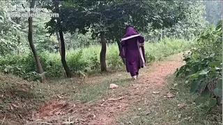 Outdoor to indoor fucking Indian Village girlfriend - Exclusive MMS