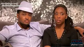 Outgoing black amateur couple look for a threesome partner