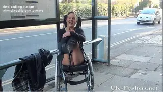 Paraprincess public nudity and handicapped pornstar flashing