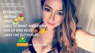 Petite britannique aime bien parler et se masturber en ligne