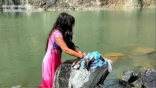 Dusky Gaon ki Bhabhi Hard Chudai Leaked MMS