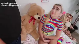 Pigtails and Rainbows - Petite Teen Fuck