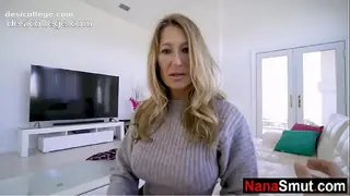 Real Horny step granny asks step grandson for sex