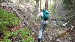 Real Hot Blonde Christina Savoy Fucks Stranger In The Woods - Trailer