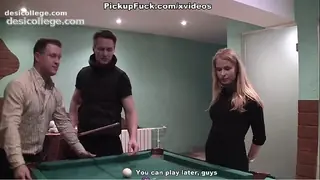 Real Sexy college teacher gets naked for money scene 2
