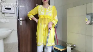 Slim Desi Kaam Wali Bai Hard Ass and Pussy Fucked in the Cupboards with Hindi Audio - Desi Sex Video