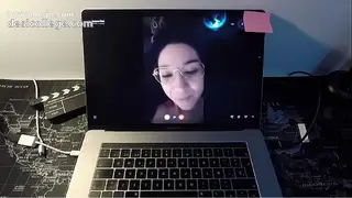 Spanish MILF porn actress fucks a fan on webcam (VOL III). Leyva Hot ctdx