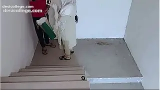 Stepfather Fucked hard stepdaughter On Stairs