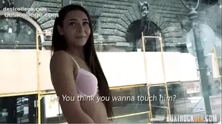 Viral Hot Teen Alexis Brill Plays with a Dildo in our Sex Truck