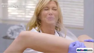 Viral Unaware doctor gets squirted in her face